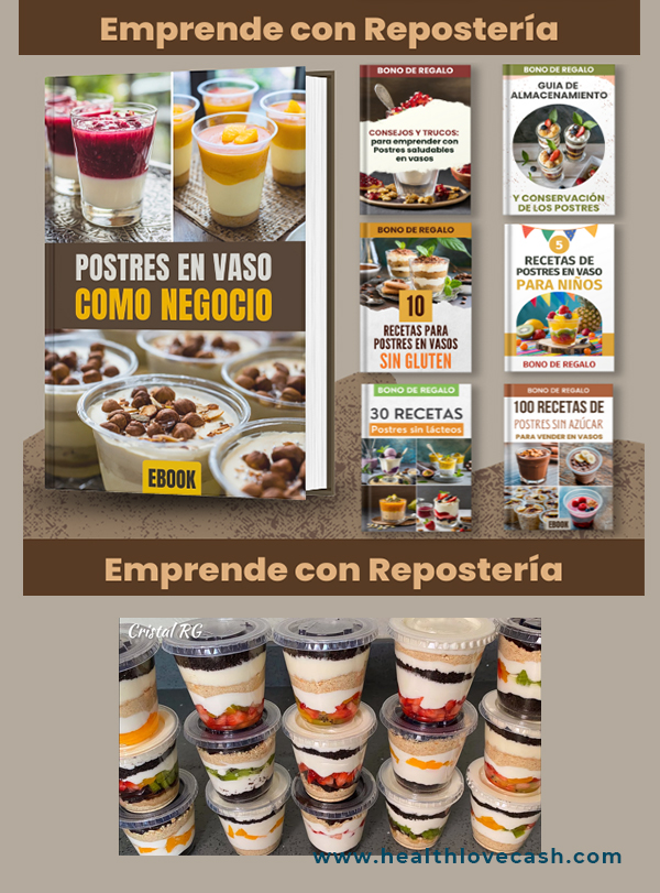 Postres en vaso como negocio